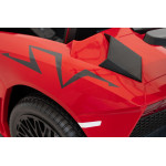 Elektrické autíčko Lamborghini Aventador SV 2x200W 24V - dvojmiestne - červené